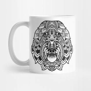 Bearded Collie Mandala Mug